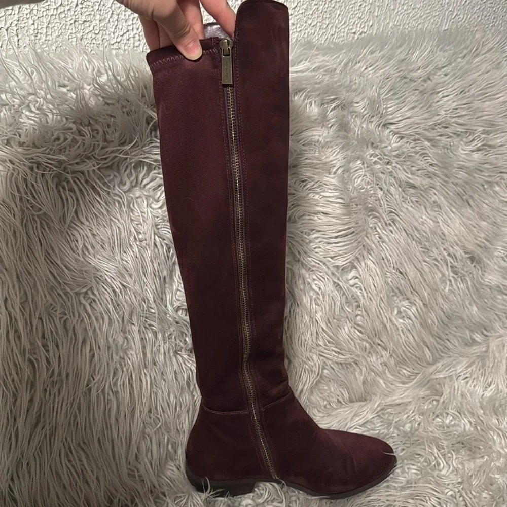 MICHAEL Michael Kors Over-the-Knee Boots in Burgundy